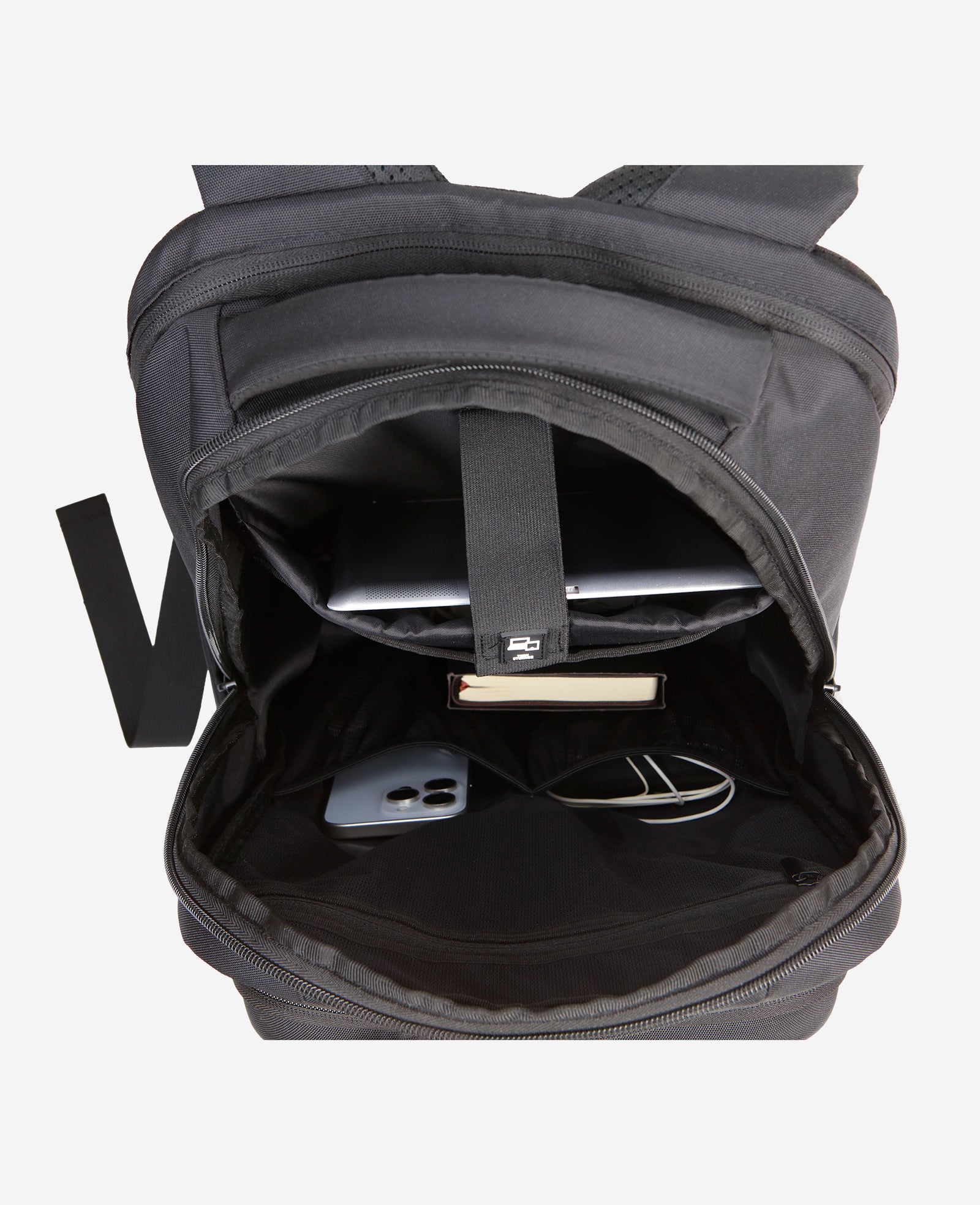 Kenneth Cole Reaction Luggage Venturer Backpack zaino nero porta laptop