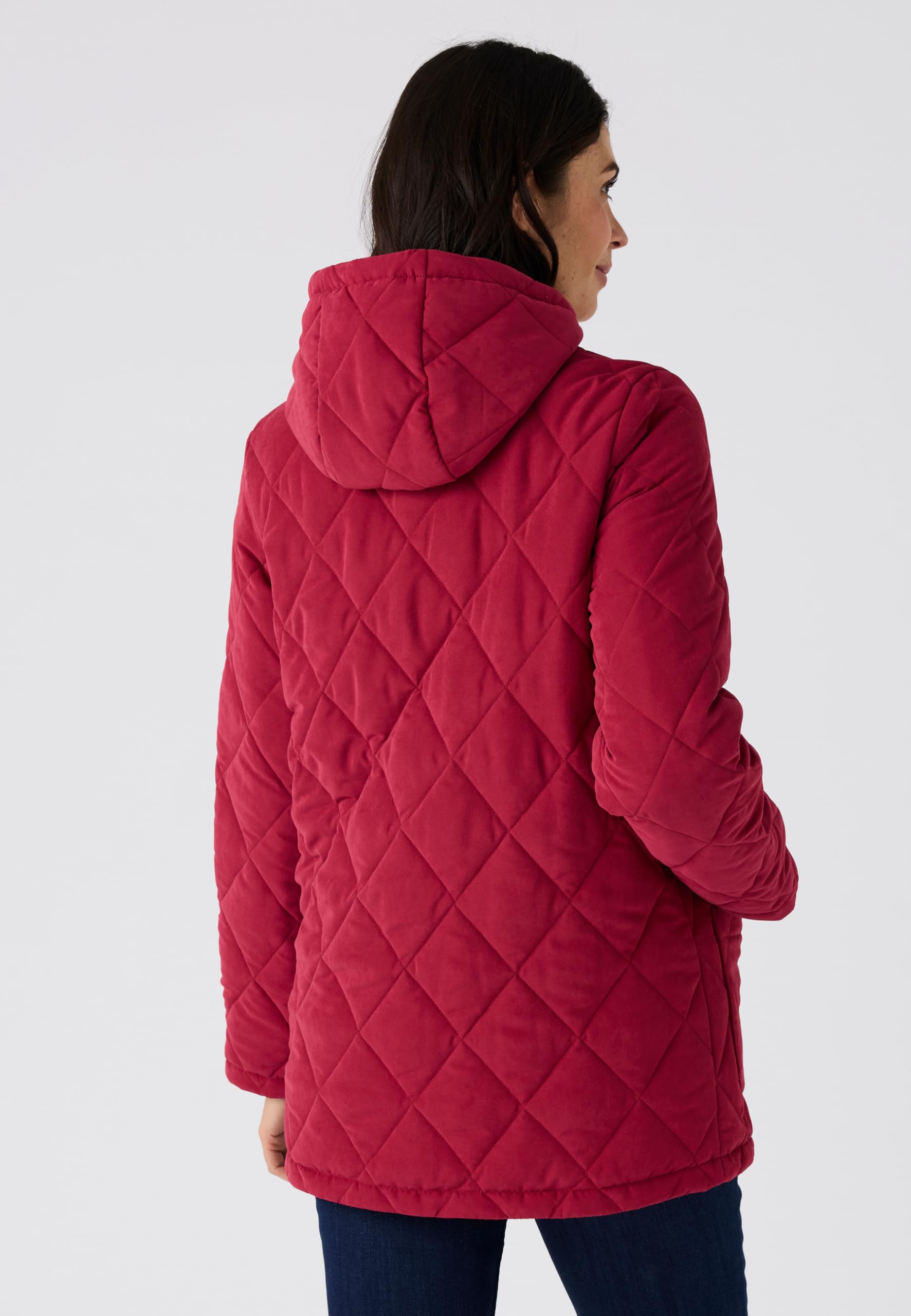 Damart Prêt-à-porter parka trapuntato con cappuccio 38-40 idrorepellente