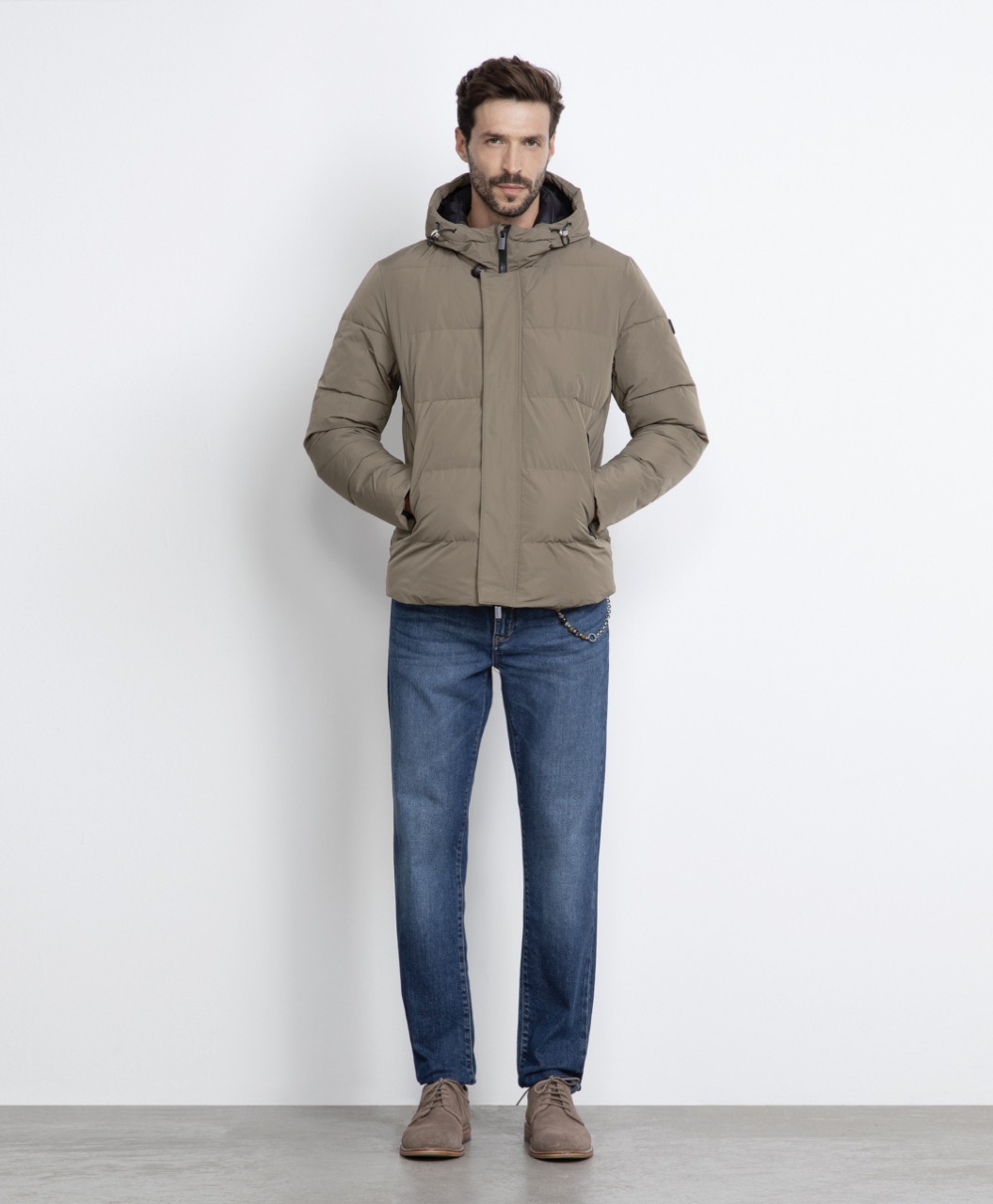 Markup Uomo Giacche & Giubbotti Short parka puffer misto vera piuma