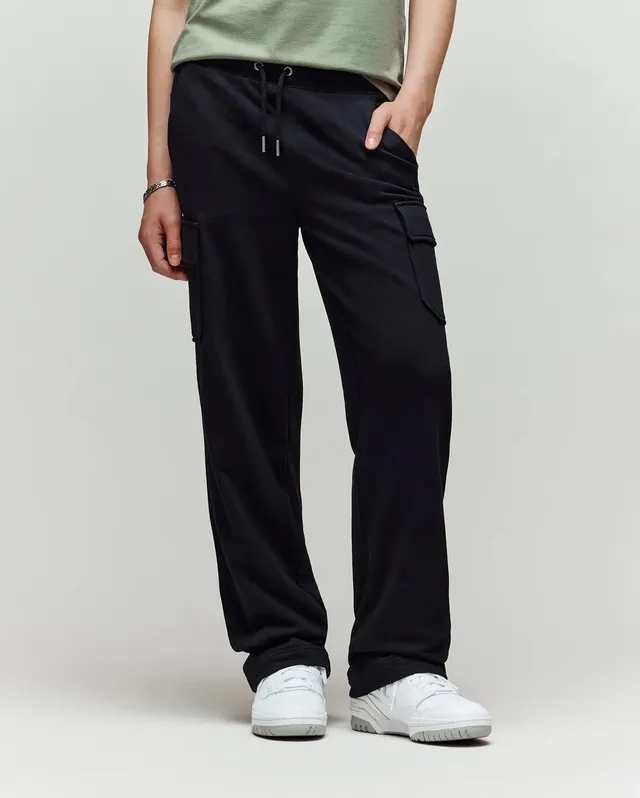 Psycho Bunny Kids Bottoms Nash Cargo Sweatpant KB0800004 Pantaloni cargo neri