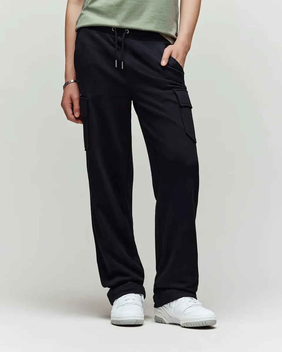 Psycho Bunny Kids Bottoms Nash Cargo Sweatpant KB0800004 Pantaloni cargo neri