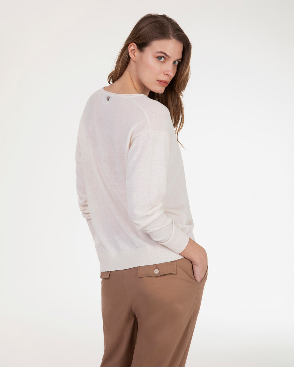 Markup Donna Maglieria Maglia lino cotone