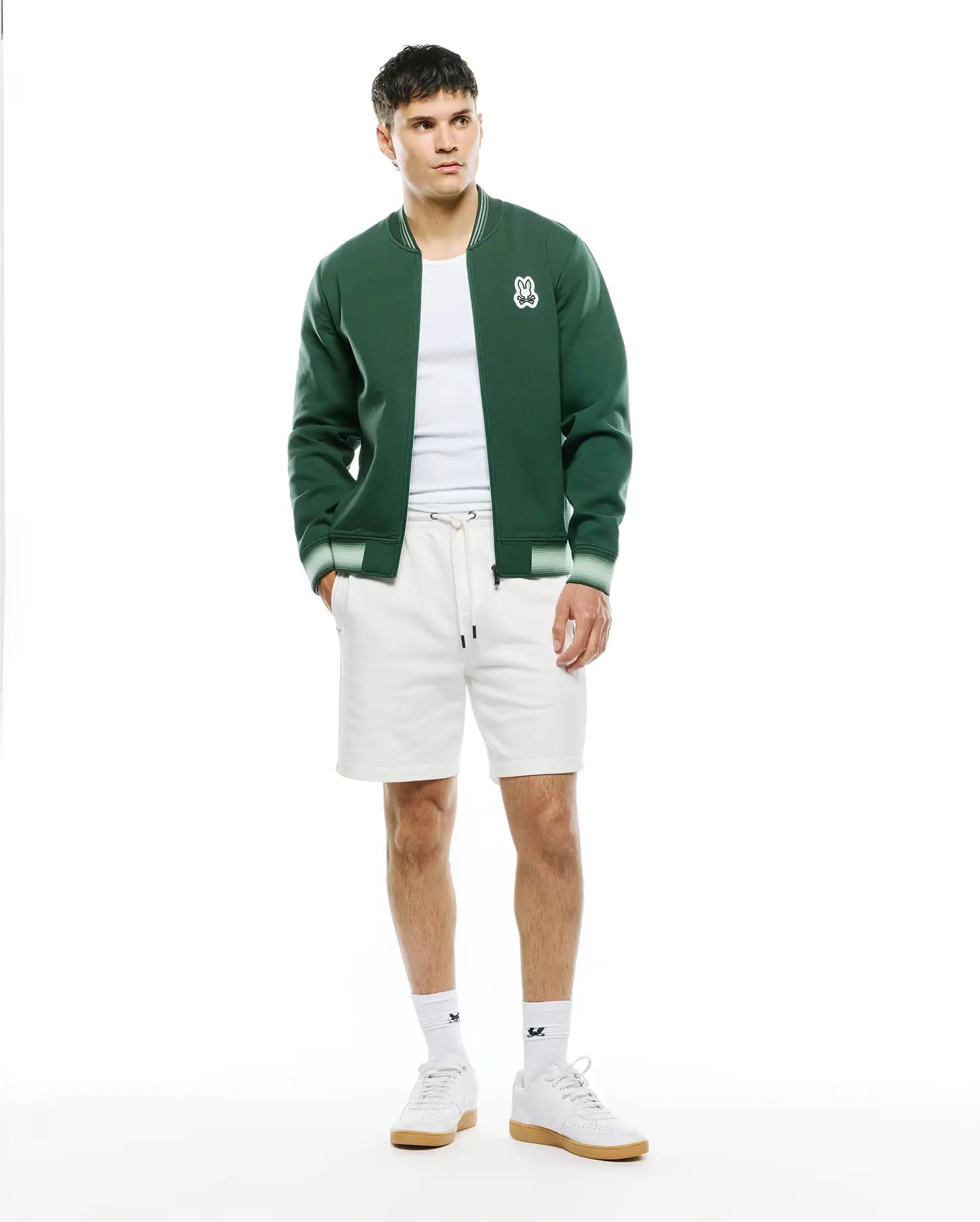 Psycho Bunny Jackets Jaydon Track Jacket giacca da tuta verde Pineneedle