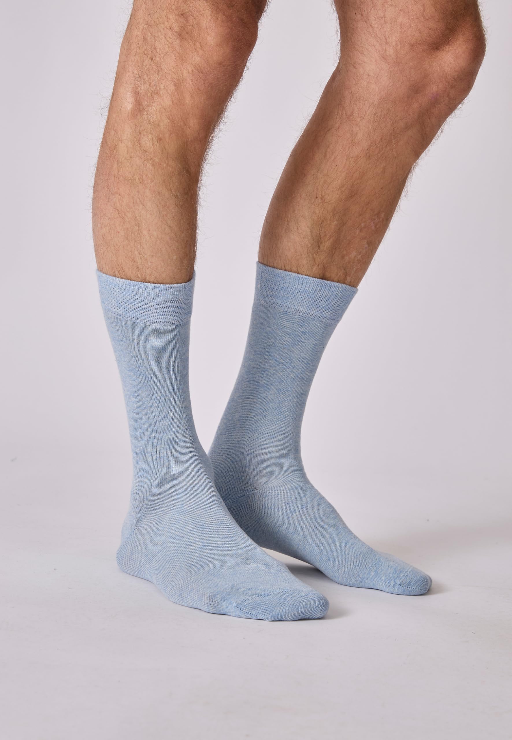 Damart Biancheria intima calzini 3 paia blu 39 cotone biologico