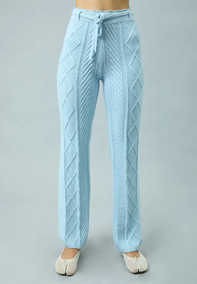 House Of Sunny Women's Shorts & Trousers PEGGY PANT pantaloni UK 6-18 azzurri