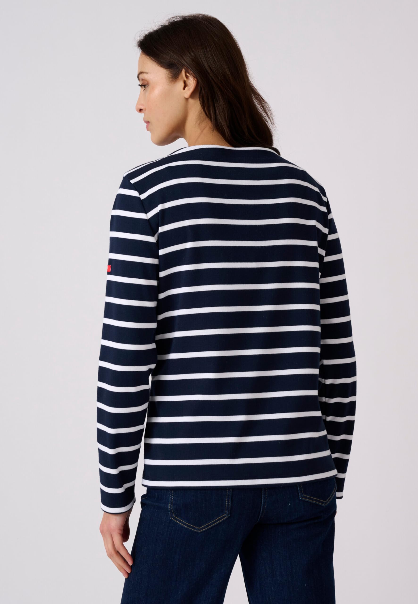 Damart Thermolactyl marinara donna blu marino a righe