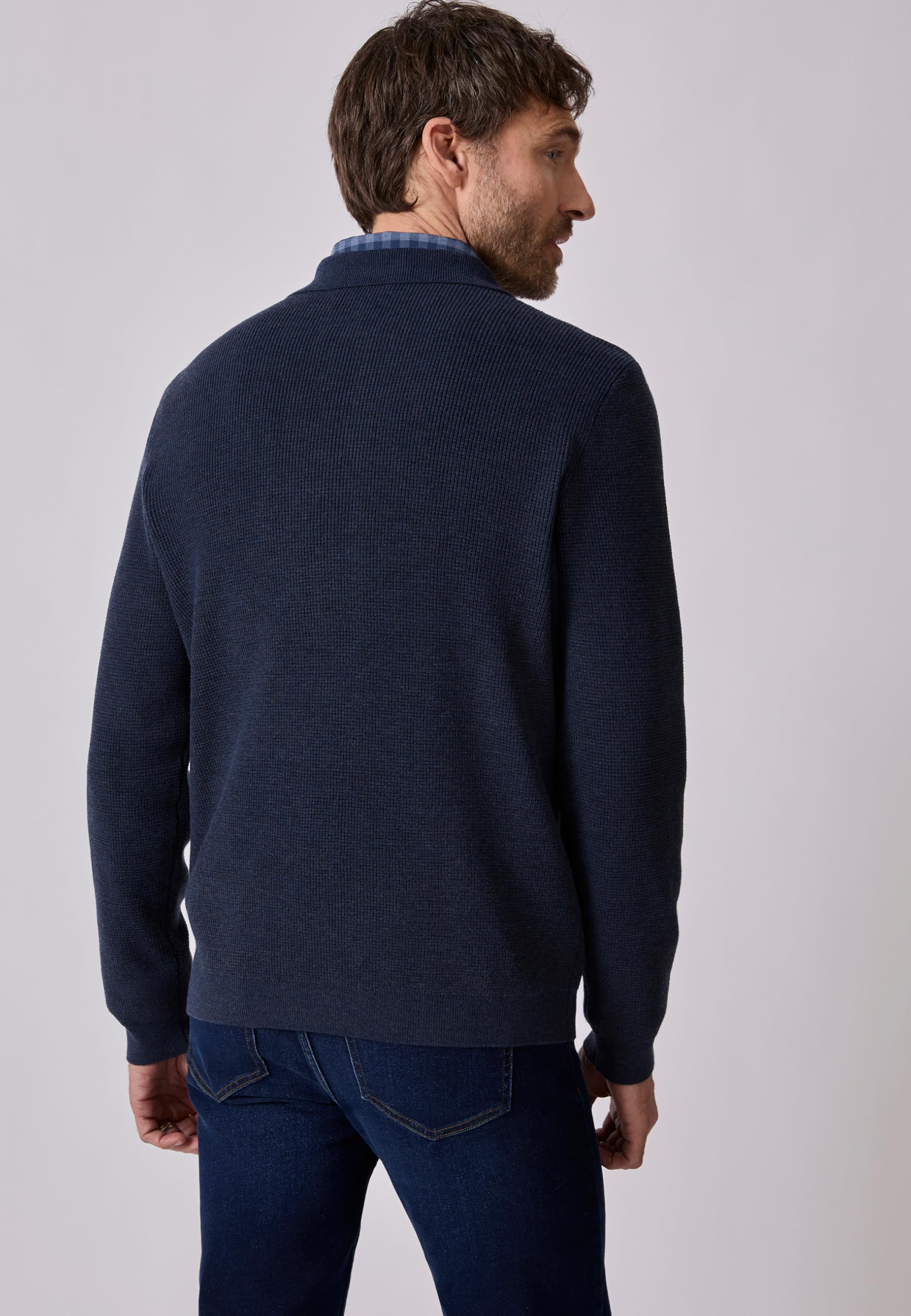 Damart Thermolactyl Maglione da uomo maglione collo polo con lana