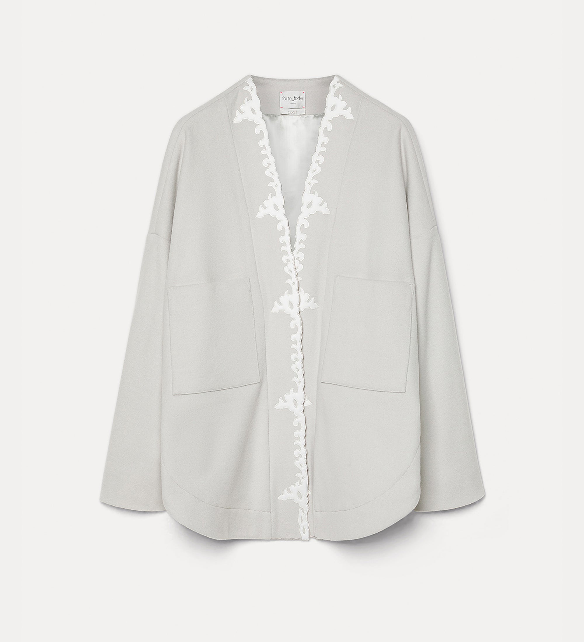 Forte capispalla e kimono embroidered kimono jacket giacca calcedonio