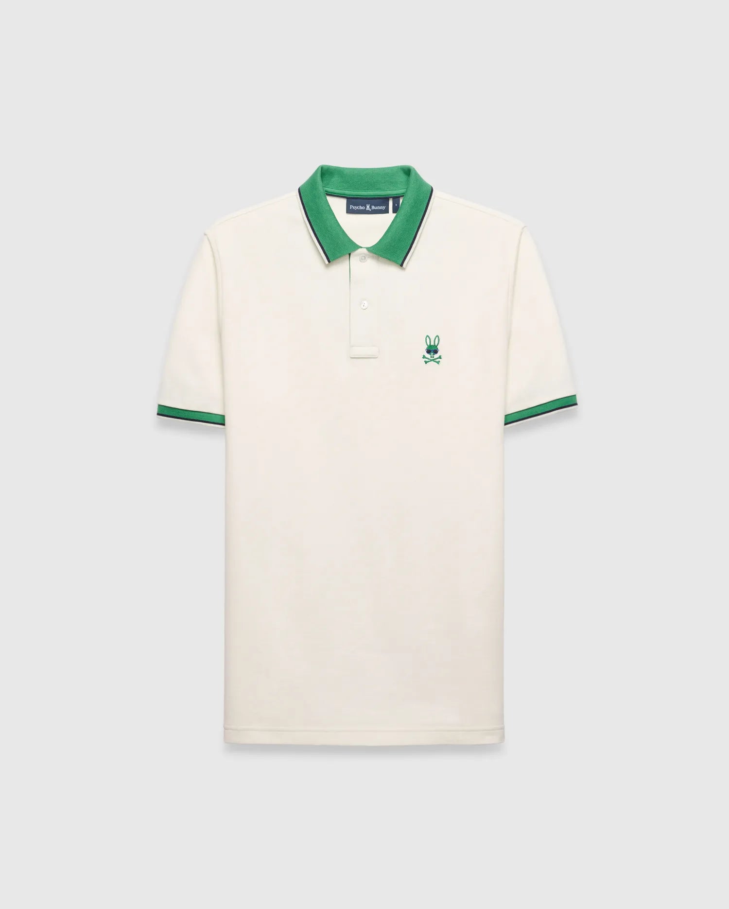 Psycho Bunny Men's Polos MENS SUNNY PIQUE POLO - MT0100194 polo bianca Pima