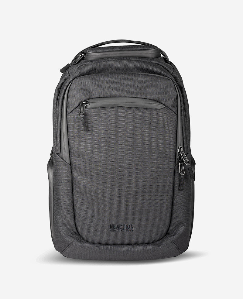 Kenneth Cole Reaction Luggage Parker Backpack zaino nero impermeabile porta laptop