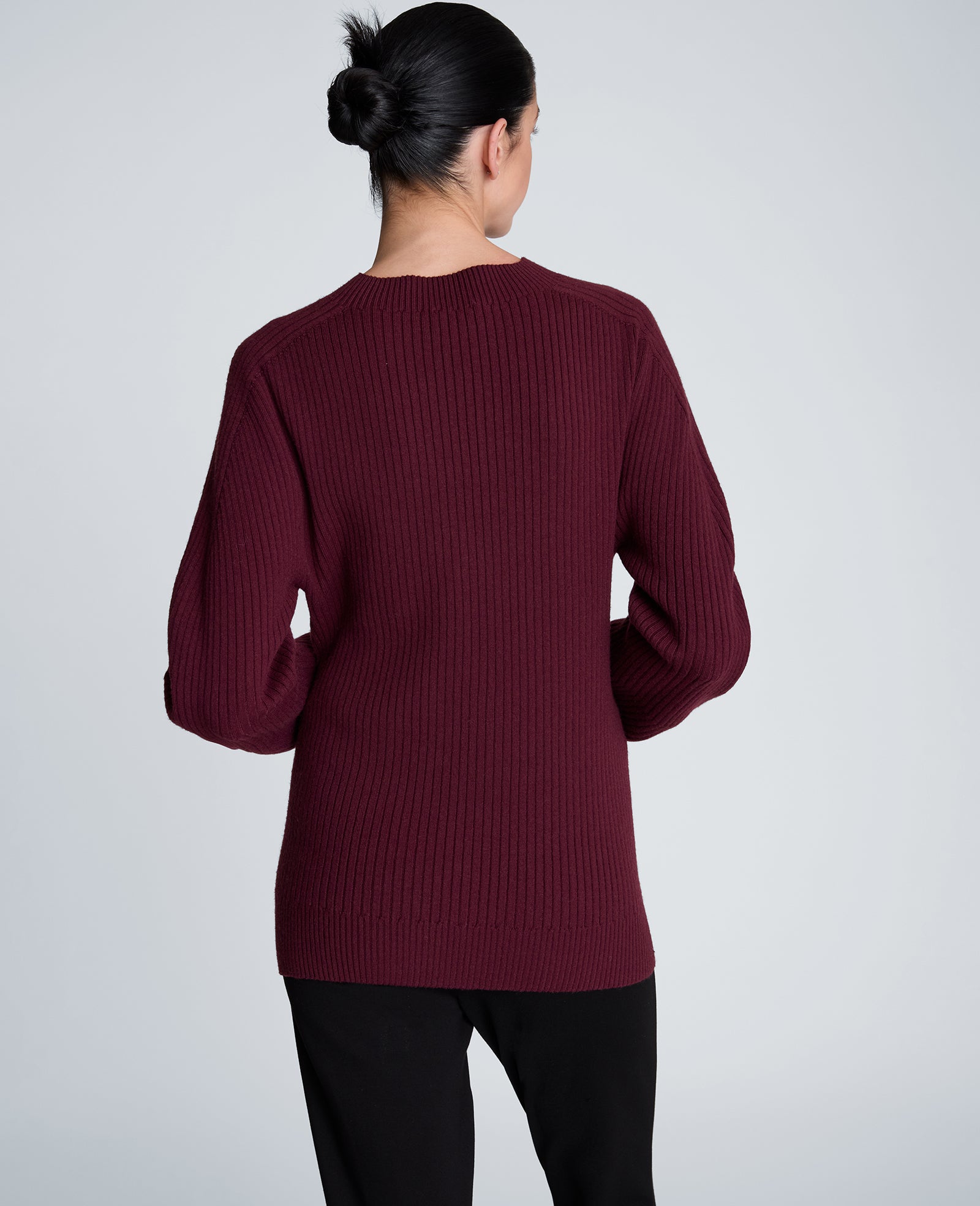 Kenneth Cole Reaction Clothing Mock Neck Seamless Traveling Ribbed maglia sugar beet