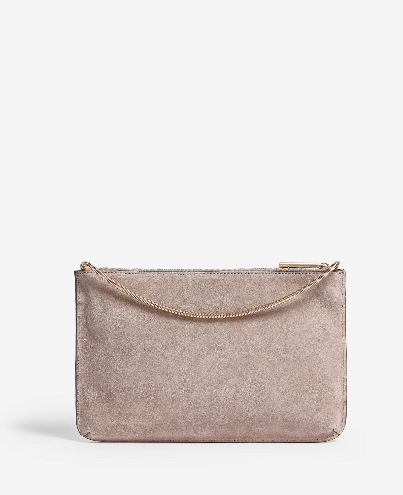 Kenneth Cole Reaction Bags Highline Suede Disco Crossbody Bag borsa a tracolla taupe in pelle