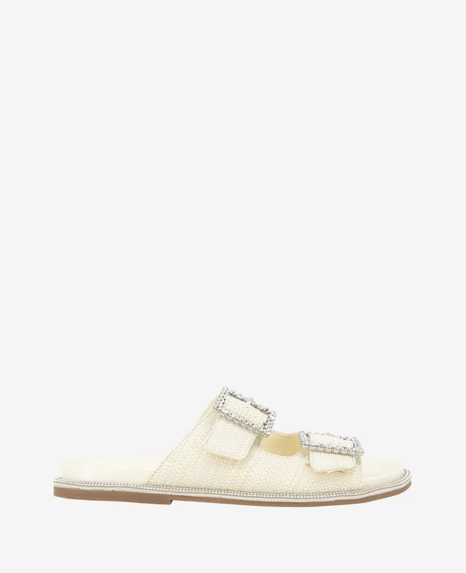 Kenneth Cole Reaction Shoes REACTION - The Sydney Slip On Linen Sandal sandali Natural