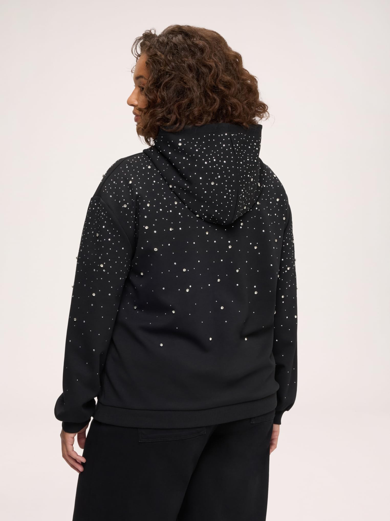 Fiorella Rubino Maglie e felpe Felpa aperta con applicazioni luminose M Plus