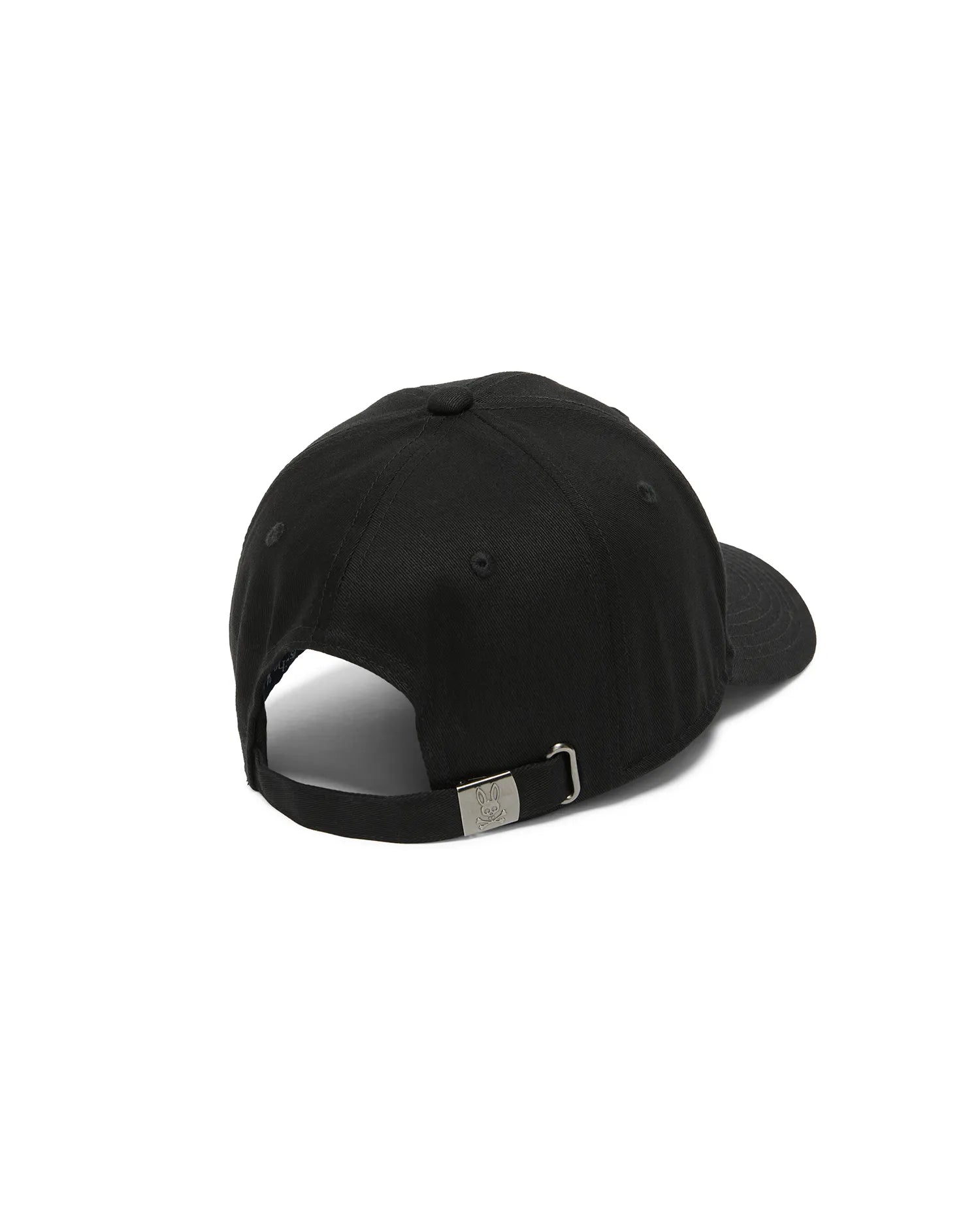 Psycho Bunny Kids Accessories KIDS' ALFIE BASEBALL CAP - KO1500079 cappellino nero O/S