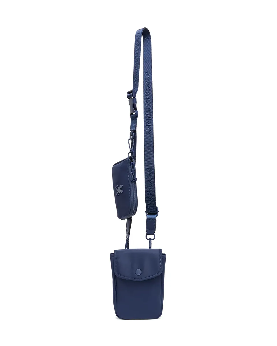 Psycho Bunny Accessories MO2400168 borsa a tracolla blu nylon