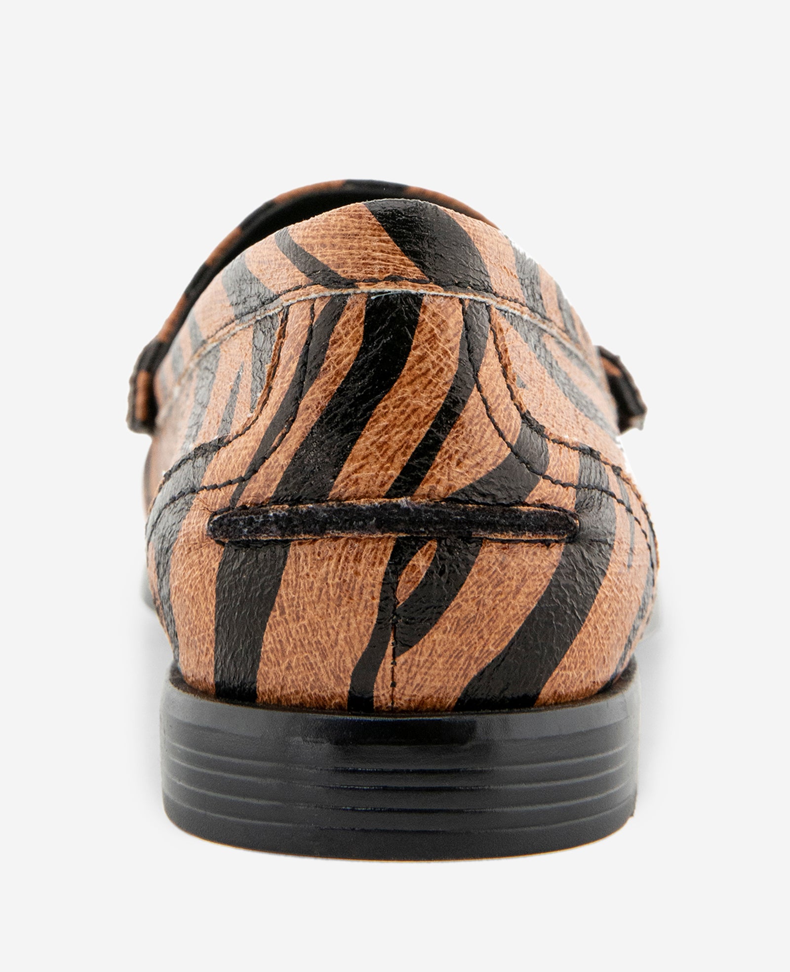 Kenneth Cole Reaction Shoes REACTION Zoila Zebra Loafer mocassino nero stampa zebra